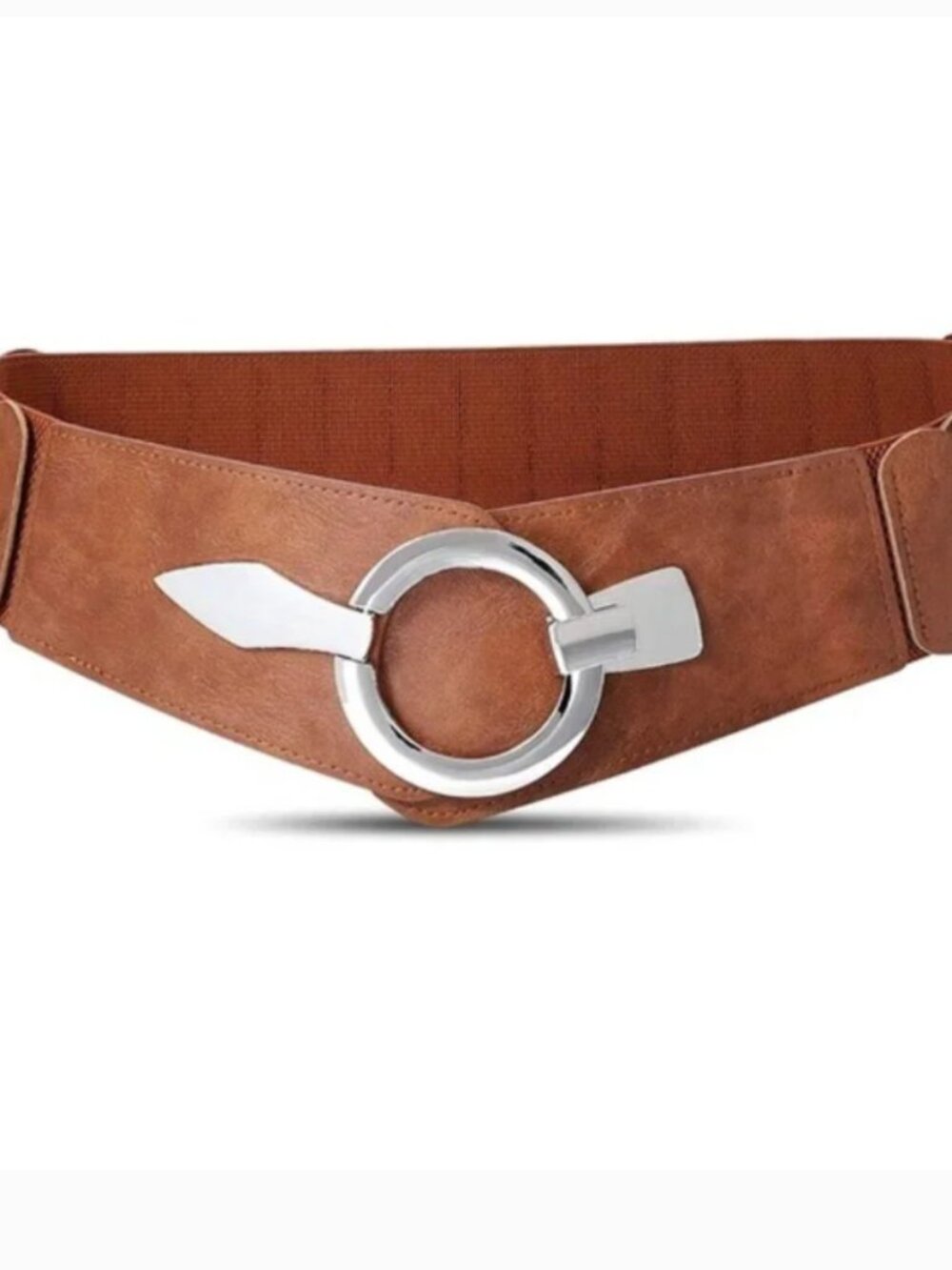 Wide Leather Belt Buckle